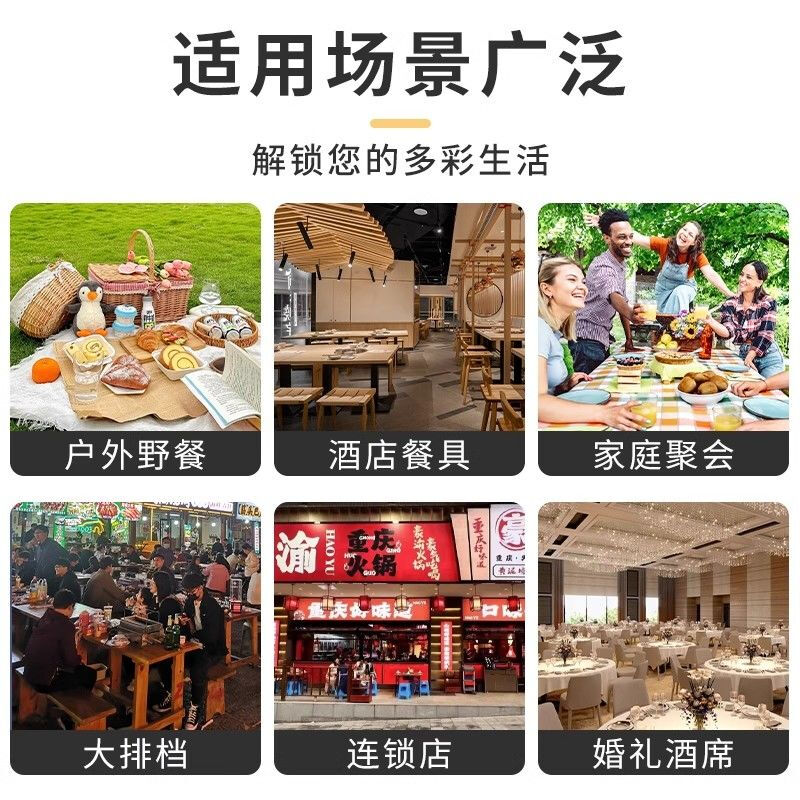 Rice husk disposable bowl printed round bowl degradable environmentally friendly food grade household thickened and hardened high temperature resistant camping Ping An Xile rice husk bowl original color 25 pcs