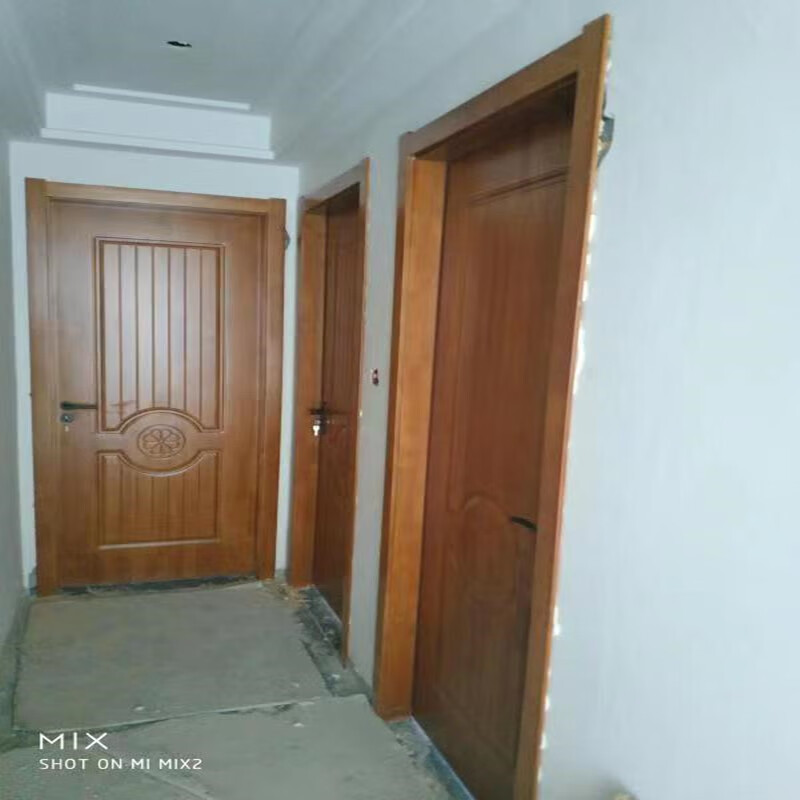 Wen Yijia room door indoor set door bedroom door household finger joint board oak spray door study retro style flat panel 800