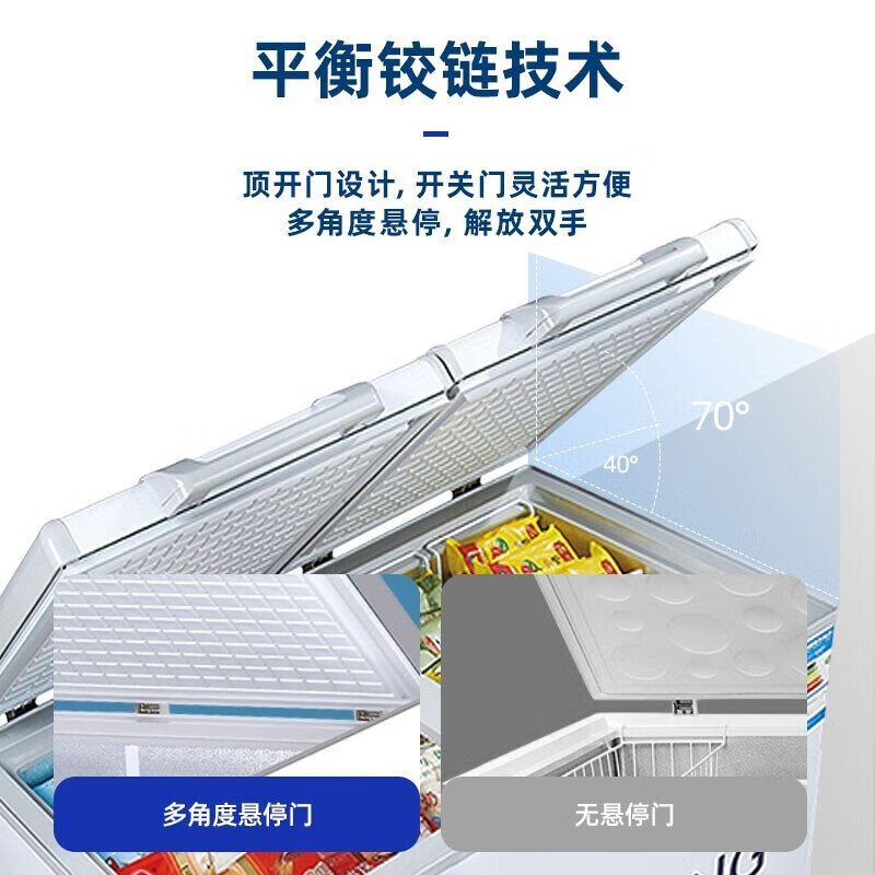 Suiling (SUILING) Freezer 500 liters or more large capacity commercial freezer horizontal single temperature refrigeration and freezing conversion cabinet large deep-freezing freezer seafood cabinet tea cabinet 580 liters long 1.71 meters | low temperature -25 | energy saving