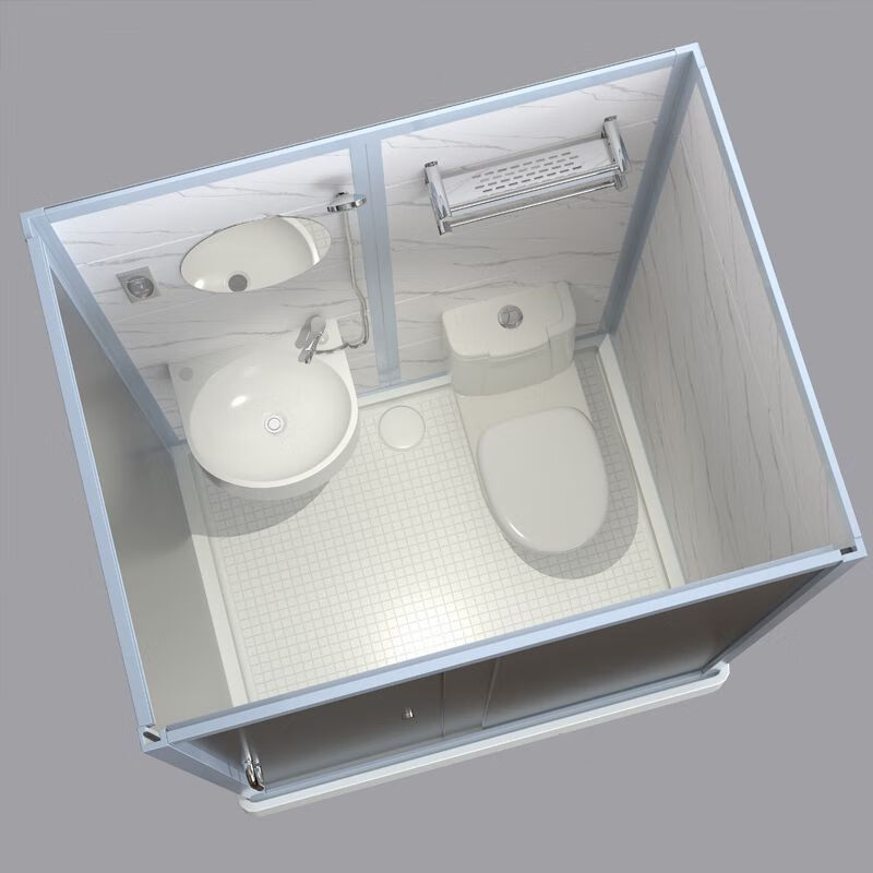 Jomoo's new integrated shower room bathroom integrated toilet mobile integrated bathroom household partition door waterproof toilet 140*110 front door with toilet and no steam