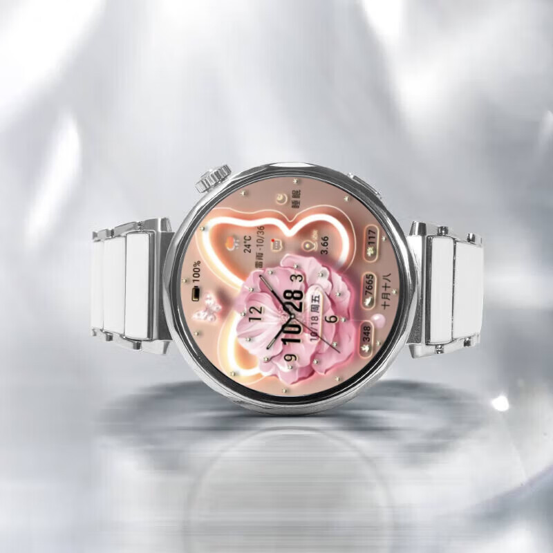 Huawei Chinese Valentine's Day Gift Huawei Watch WATCH GT5 2025 New Huawei New Sports Smart Watch Store Bluetooth Phone Adult Watch Women's Ceramic White Huawei GT5 41mm Ice Crystal Blue + Ceramic White Silver + Full Diamond Ceramic Original Authentic