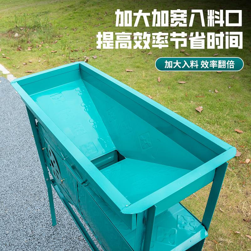 Wen Yijia high-efficiency rapeseed threshing machine household small fully automatic agricultural rapeseed shelling machine labor-saving and durable threshing dark green flashlight dual-purpose windmill