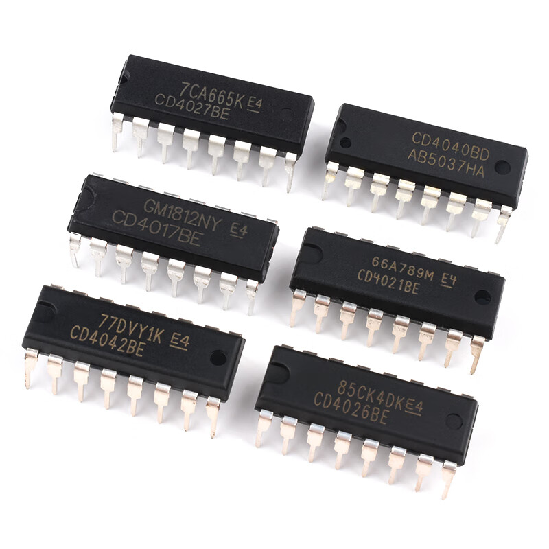 CD4017 4020 4021 4026 4027 4028 4040 4042BE4043 chip straight CD4026DIP-16