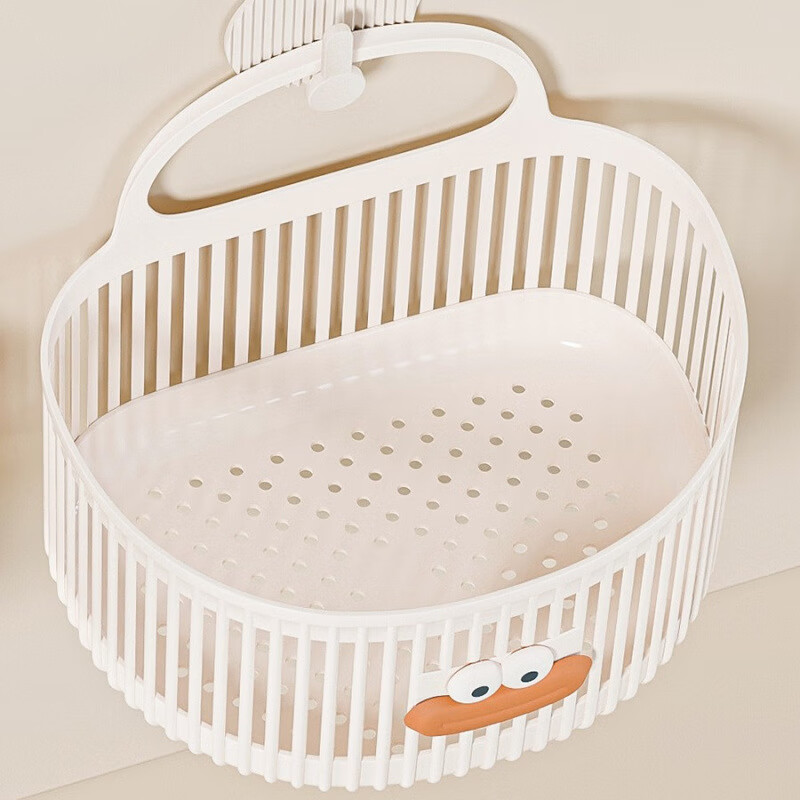 Visitor bathroom storage rack hanging basket bathroom bathroom storage basket kitchen dormitory bedside wall-mounted hanging basket small