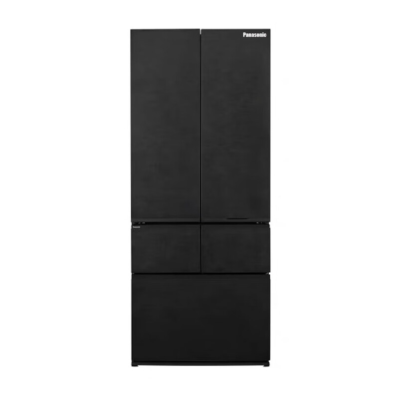 Panasonic NR-W461BF-K multi-door built-in refrigerator, ultra-thin 453 liters, Nanoyi dual-cycle automatic ice making, tail cargo machine, slight defects, black