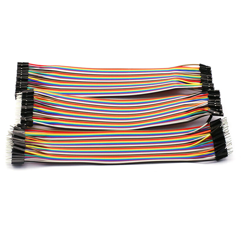 Dafu Rui DuPont wire female to female male to female male to male 40P color connecting wire male to bus 10/30/20/40CM cable male to female (30CM) 2.54mm (1 row 40P)