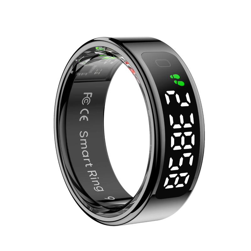 Vegeta 2025 new smart ring multifunctional heart rate blood oxygen sleep health monitoring multi-sport mode recording step counting running smart ring rose gold heart rate blood oxygen/remote photography, etc. 13# inner diameter 22.4mm circumference 70.4mm