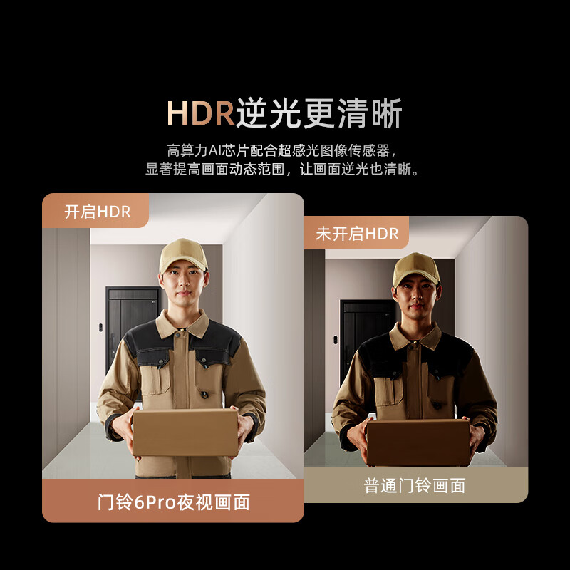 360 video doorbell 6Pro 5 million ultra-clear picture quality home monitoring smart doorbell electronic cat eye camera wireless wifi mobile phone remote viewing intercom