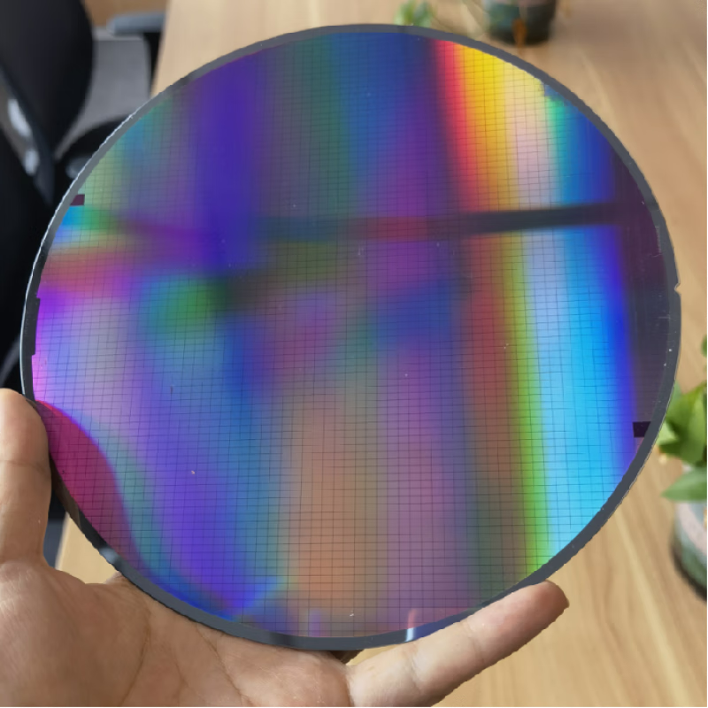 SMIC wafer silicon wafer integrated circuit CPU chip IC semiconductor CMOS photolithography Huawei Violet 12 inches as shown in the picture comes with an acrylic bracket