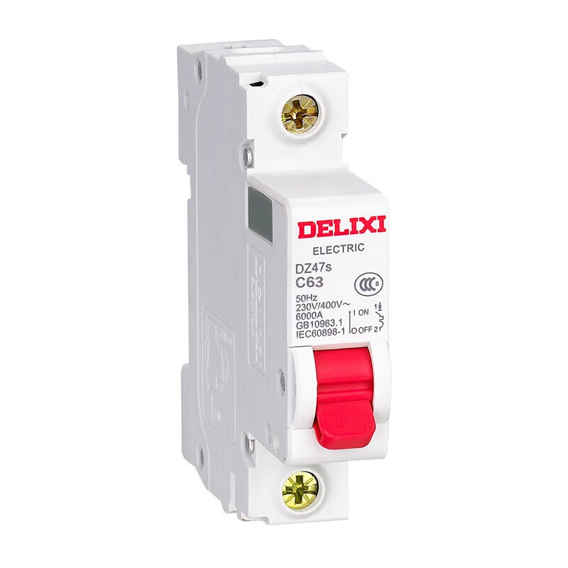 Delixi electrical air switch 1p household 63a single-phase electric gate switch air circuit breaker 25A