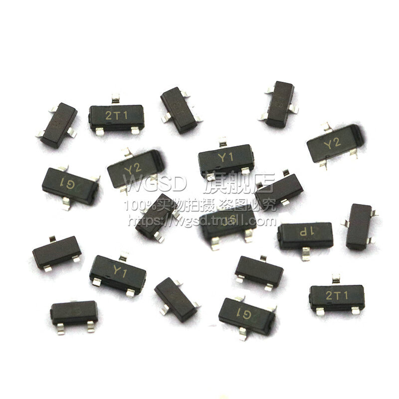 Dafuri S8050 SS8550/2N4401 printing J3Y NPN power transistor patch transistor package SOT23 S9012 printing 2T1 (50 pieces)