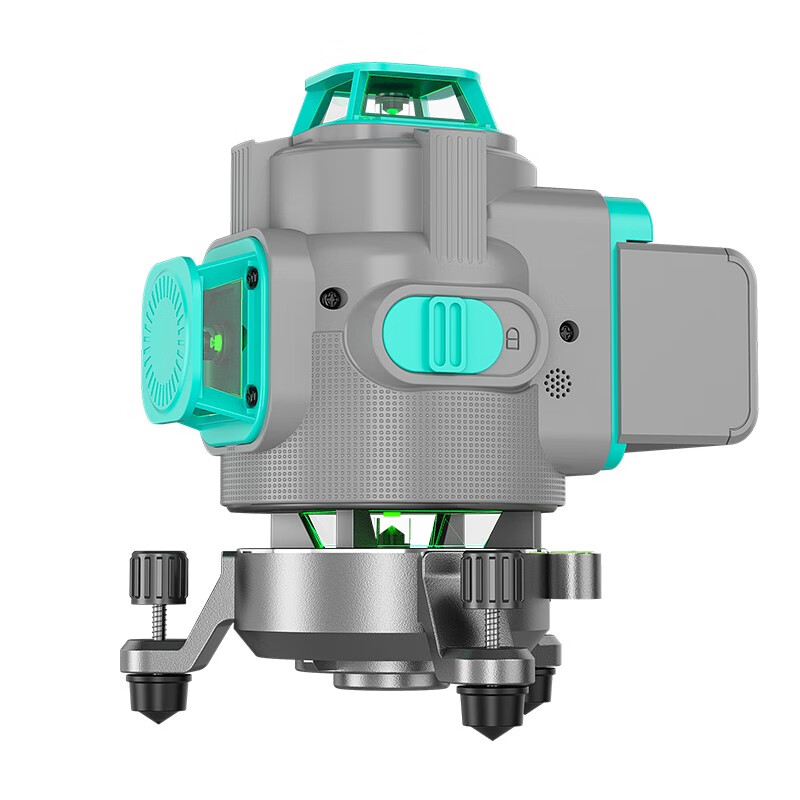 Yuguang's new light outdoor 8/12/16 line green and blue light laser level high-precision wall and floor leveler 8 lines - standard ultra-bright green light digital display giant