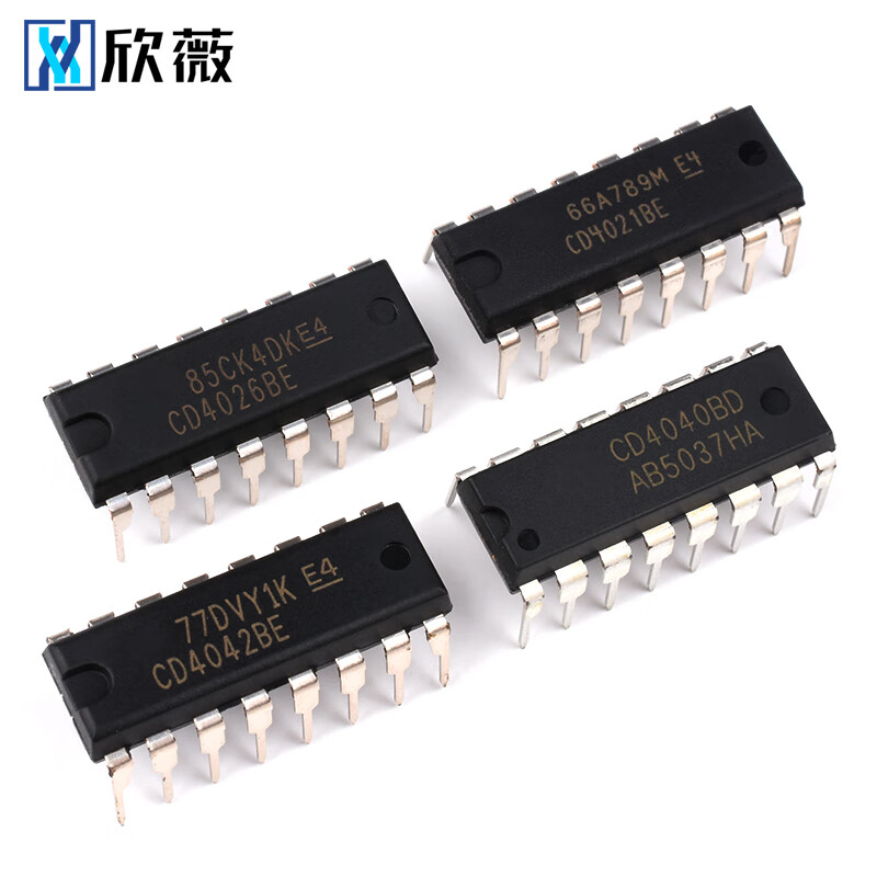 CD4017 4020 4021 4026 4027 4028 4040 4042BE4043 chip straight CD4026DIP-16