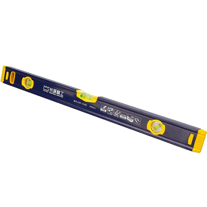 Great Wall Seiko high-precision level with strong magnetic industrial-grade leveling ruler magnetically thickened and hardened aluminum-magnesium alloy ruler 300mm/195523