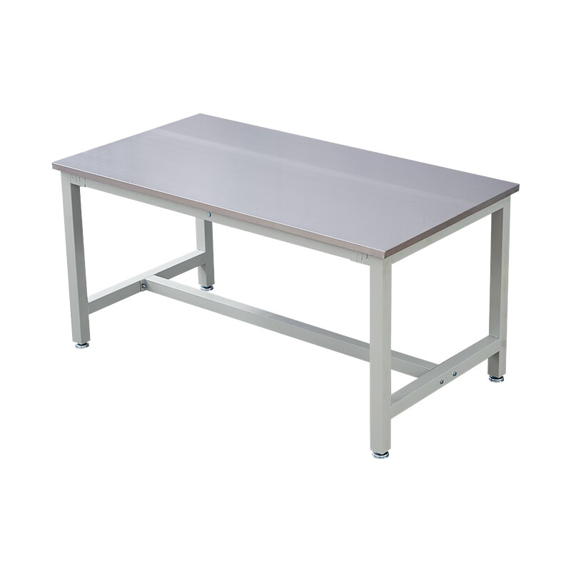 Kegang stainless steel workbench operating table packing table dust-free workshop desk waterproof anti-rust high temperature resistant operating table school laboratory acid and alkali resistant corrosion resistant instrument test bench can be customized Stainless steel desktop 200*100*75 load-bearing 300kg