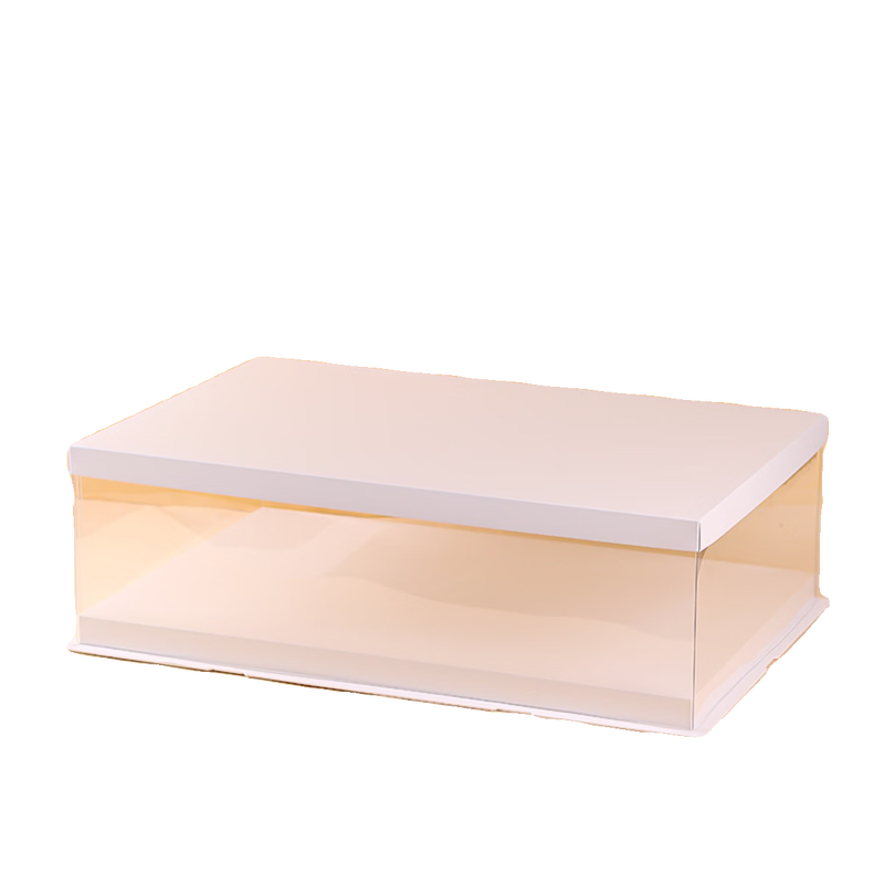 Beiyipin new rectangular cake box extra large celebration opening cake 22 inches 28 inches 32 inches 4060 packaging box graduation season 18 inches (45*35*18cm) 1 set