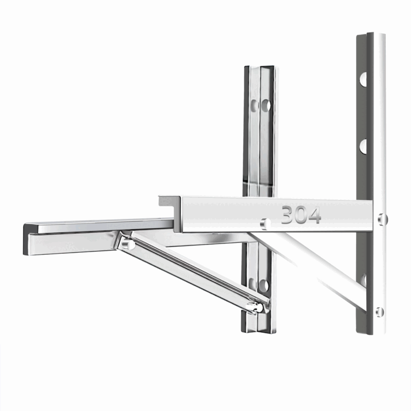 Thickened 304 stainless steel universal air conditioner outdoor unit bracket universal outdoor unit air conditioner bracket 1.5 hp air conditioner shelf 2 hp - large 2 hp stainless steel 1.8 thick with screws, load-bearing 360 kg