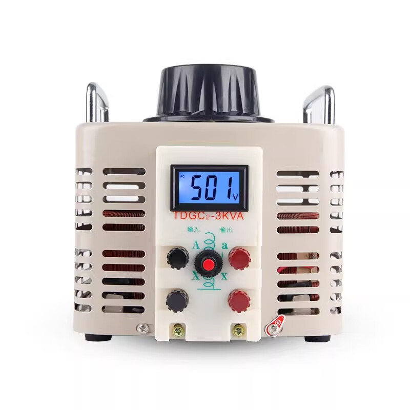 Lishi 220V single-phase voltage regulator AC boost power supply TDGC2-3KW digital display 0-500V adjustable transformer 3000W TDGC2-3KVA output 0-500V current 6A