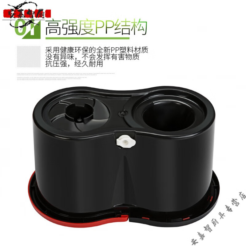 Japan imported high-quality mop for home use, one-mop, hand-wash-free 2025 with bucket David Rotary Lazy Mop God Khaki (enhanced and thickened version) collection = 3 pieces x metal basket x reinforced rod + stainless steel plate