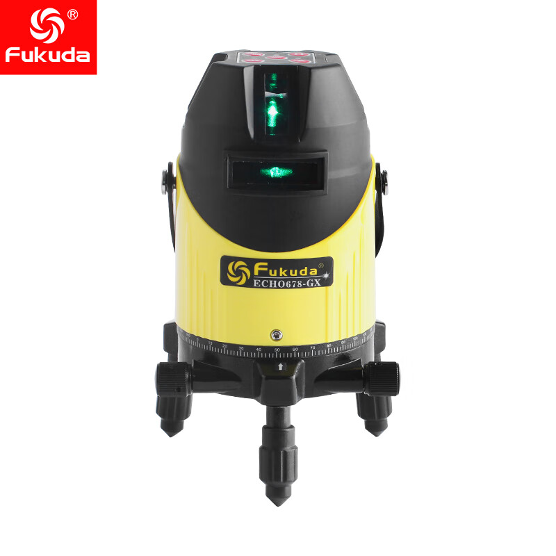 Fukuda () 5/8 line LD Green Light Electronics Anping digital display lithium laser line level 678/7 8 line 789-GX standard 1.2 meter tripod