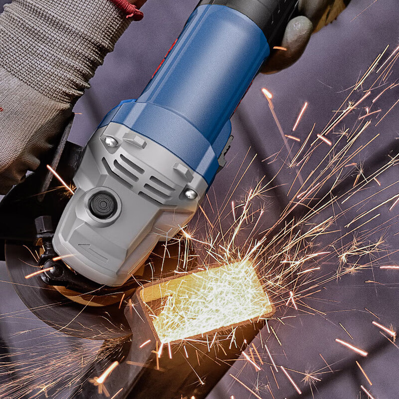Dongcheng angle grinder high power 1100W angle grinder multi-function cutting machine household small hand grinding wheel grinding and polishing machine FF17-100 official standard configuration