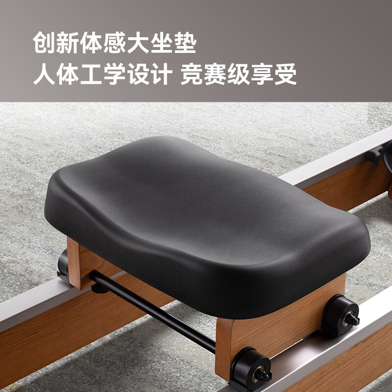 MERACH Jueying XR5 Jueying EMS hydromagnetic dual resistance rowing machine home gym equipment aerobic fitness high-end cherry wood-EMS hydromagnetic dual resistance-Yoshi New Work-High