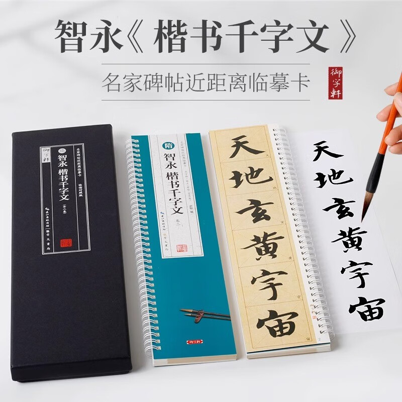 Sui Zhiyong's Thousand-Character Regular Script (Prompt-reading Comparative Edition, Set of Two Volumes)