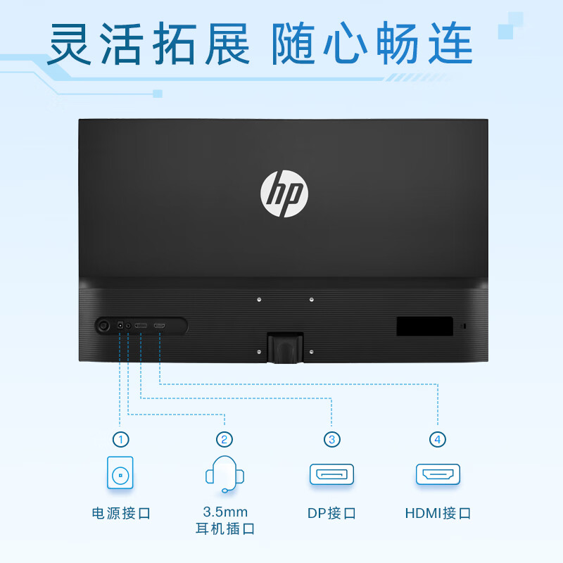 99% new HP HP Star Vision Pro 27-inch monitor 100Hz high refresh rate IPS technology three micro-edge design low blue light eye-friendly computer office display S27