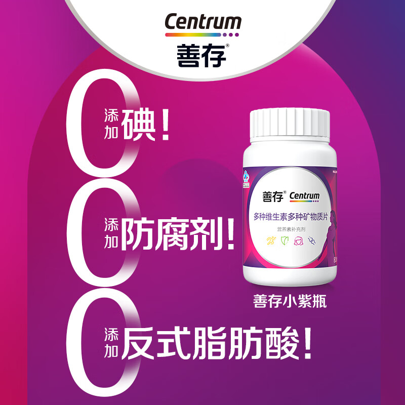 Sencun Women's Multivitamin B Complex VCED Niacinamide Folic Acid Iron Calcium Magnesium Zinc Selenium B12 Replenishes Qi and Blood 80 Capsules