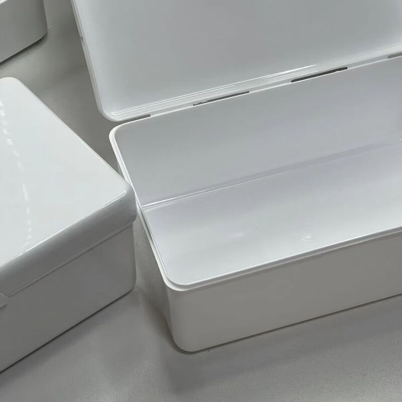 JD Logistics Affordable Milk White Box Storage Box Flip Cover Storage Box Student Hair Accessories Jewelry Box Storage Storage Box White Flip Cover Box 18*11*7