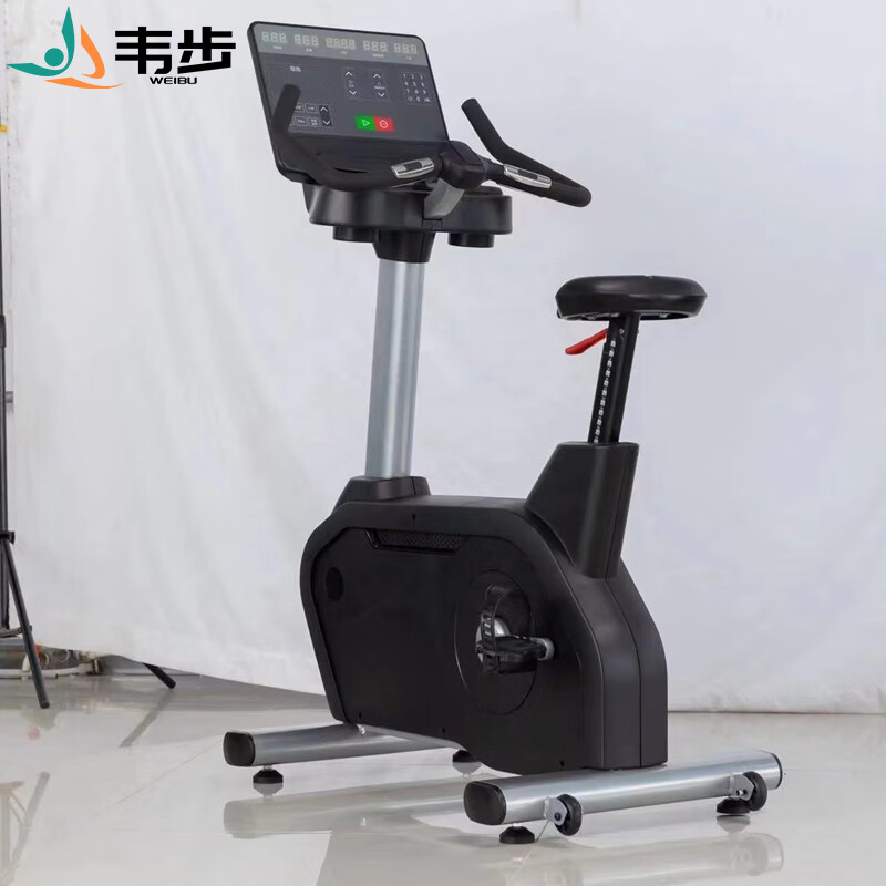 Weibu WB-5016 Commercial Vertical Magnetic Control Exercise Bike Home Gym Indoor Cycling Pedal Exercise Bike Weibu WB-5016 Vertical Exercise Bike