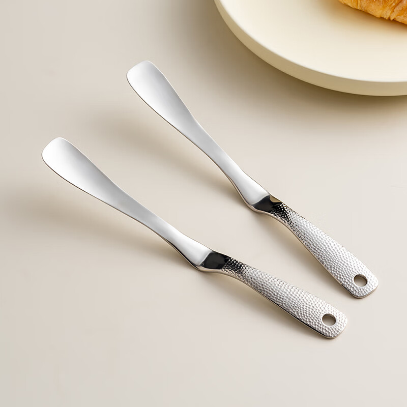 Onlycook316L stainless steel butter knife spoon dumpling filling spoon multi-functional butter jam knife wonton filling tool single 316L dumpling filling spoon/butter knife
