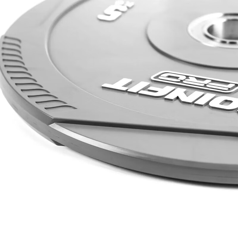 Jieyingfei barbell PRO version large hole rubber bell plate Olympic bar hand-grabbing barbell plate competitive weight plate squat weightlifting fitness 10 kg (single piece) PRO competitive model