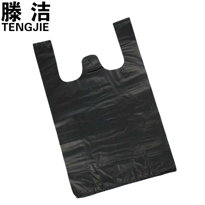 Teng Jie black vest garbage bag 32*52 thick