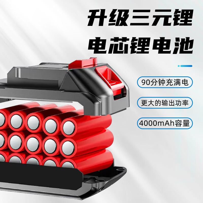 Du Nai T1 portable electric baler PP plastic steel belt brick factory wood fully automatic buckle-free hot melt baler strap tightening integrated 4.0AH one power and one charge