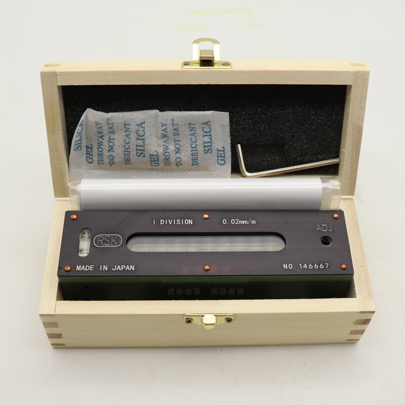 Japan Niigata Riken strip level high precision 150/200/300mm V-type level RSK 0-200 accuracy 0.02mm