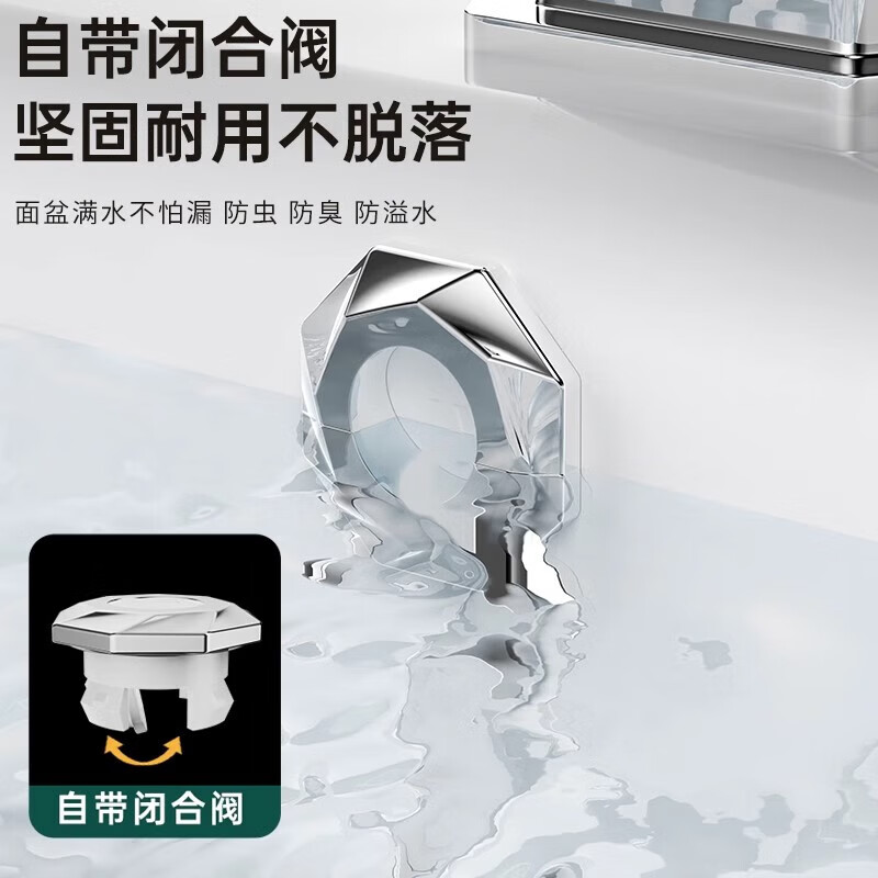 Jiacube wash basin overflow hole plug basin sealing cover wash basin plug sealing plug pool deodorant and anti-overflow decorative cover