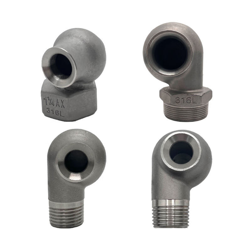 Nozzle nozzle high-pressure stainless steel 4-point vortex desulfurization tower dust removal exhaust gas treatment spray tower anti-clogging environmentally friendly spray nozzle 1/2 (4 points) external thread 4 pcs