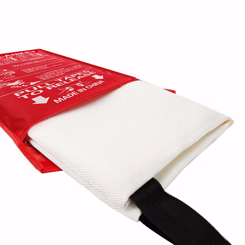 Shengu Fire Blanket Fiberglass Fire Blanket Kitchen Home Hotel Office Building Vehicle Factory Gas Station Emergency Fire Escape Fire Blanket Insulation Flame Retardant Standard Bag Fire Blanket 1m*1m