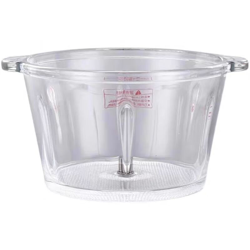 Suitable for 80% meat grinder, meat grinder accessories universal glass bowl stainless steel bowl original universal bowl 2 liter glass bowl