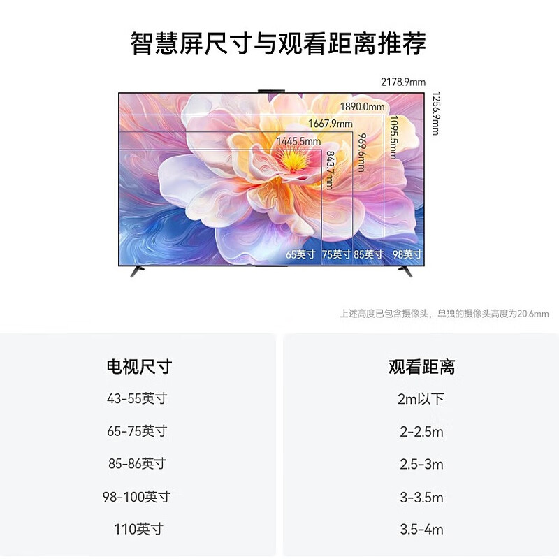 Huawei TV Smart Screen Vision 5 75-inch Hongmeng AI Smart Search Story MateTV Same Origin S MiniLED Ultra-thin Mural Flat-panel TV 75-inch Microphone Karaoke Package Vision5 75