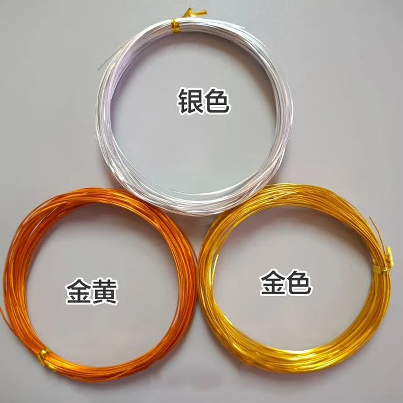 Kunsui gold wire cloisonne filigree enamel alumina gold flat wire handicraft diy gold wire colored sand painting handmade gold flat wire 2 rolls 0.5mmx1mmx10m