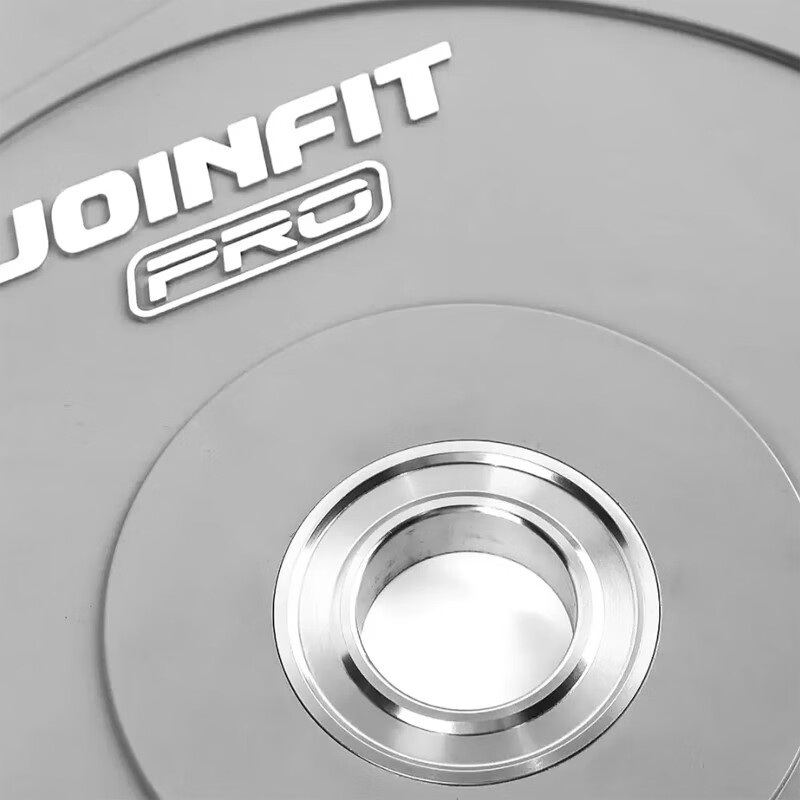 Jieyingfei barbell PRO version large hole rubber bell plate Olympic bar hand-grabbing barbell plate competitive weight plate squat weightlifting fitness 10 kg (single piece) PRO competitive model