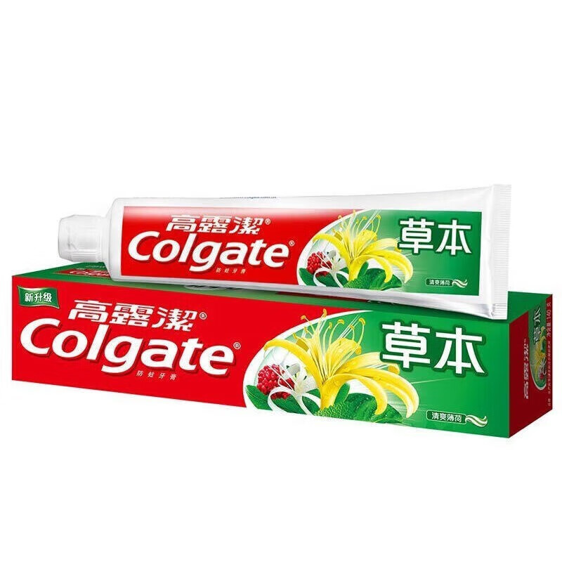 Colgate Toothpaste 140g Fresh Breath Refreshing Mint Teeth Solid Genuine Family Pack Herbal Toothpaste 140g*1