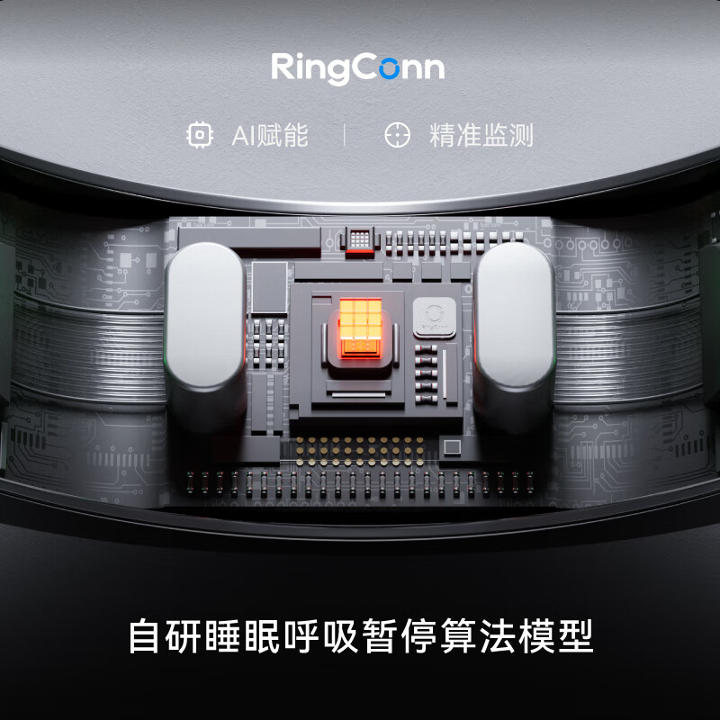 RingConn Gen 2 Smart Ring Sleep Apnea Monitoring Heart Rate Variation Blood Oxygen Women’s Menstrual Period Prediction Health Guidance 12 Days Long Battery Life Yaoyang Gold No. 6