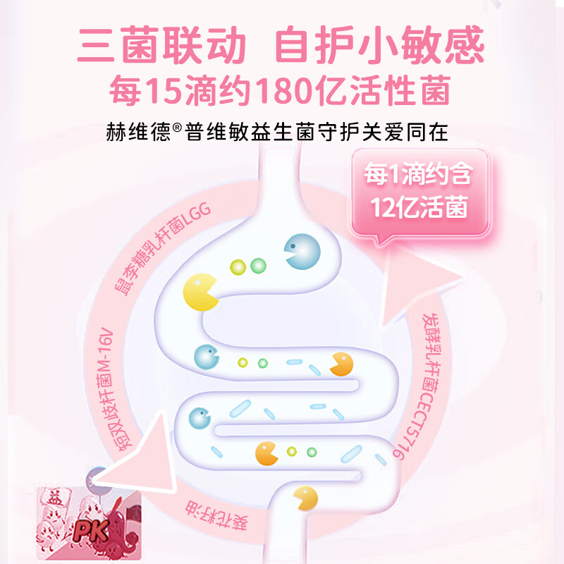 Heverd Germany M16V active probiotic drops for children and infants Lactobacillus rhamnosus