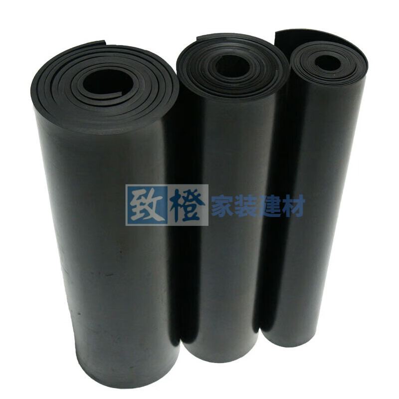 FHJQB insulating rubber pad rubber pad shock-absorbing rubber plate wear-resistant anti-slip pad customized for high-voltage power distribution room black rubber specifications customized non-returnable length