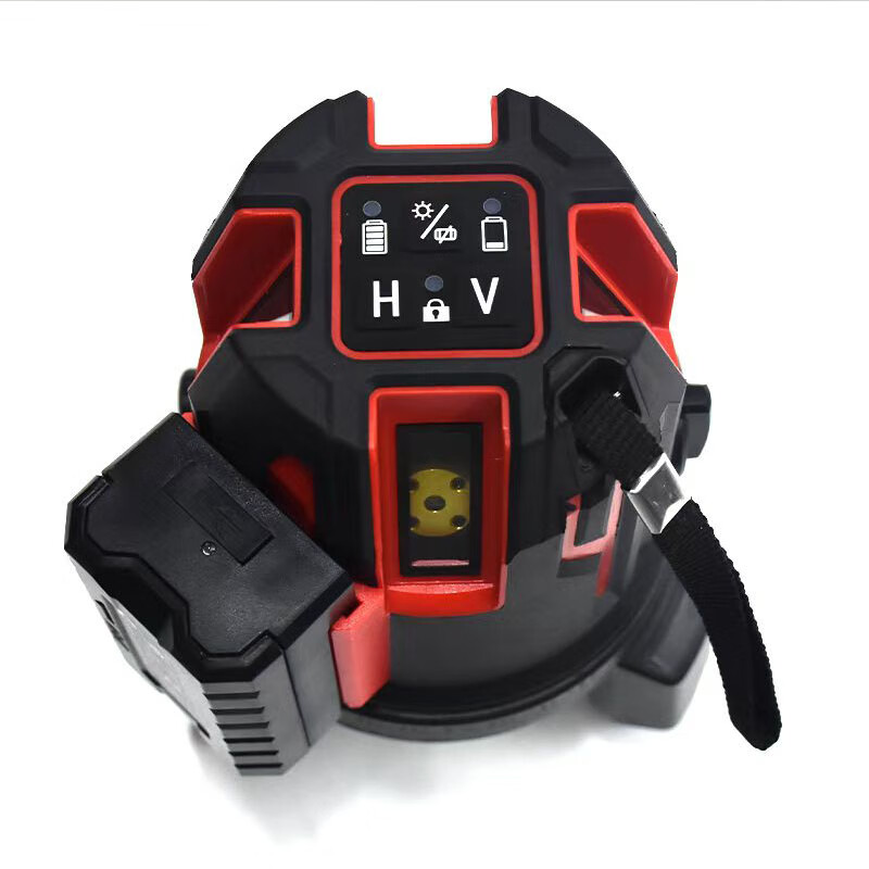 Pinwang level meter green light 2/3/5 line strong light thin line high-precision laser indoor and outdoor can produce oblique infrared rays Pinwang 5 lines two batteries and one charge
