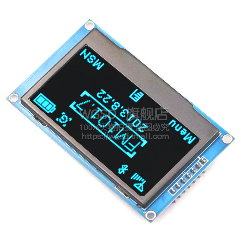 Dafuri 2.42-inch OLED display module SPI serial port 201a 12864 display LED screen LCD screen 3.3V default