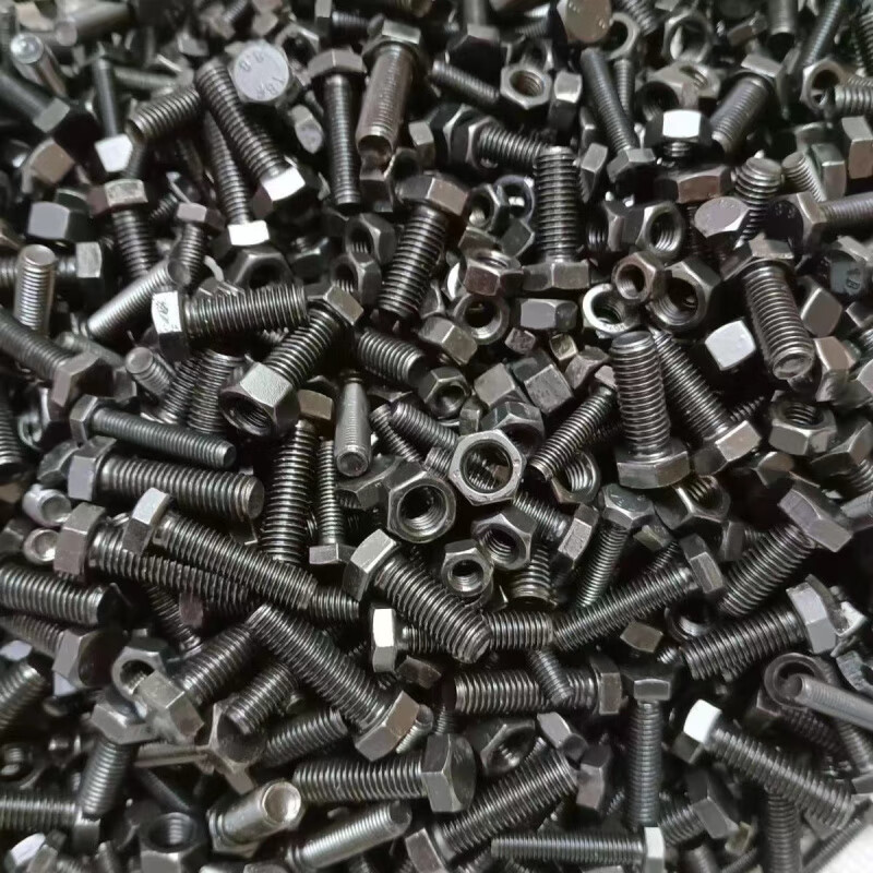 Ye Yu 8.8-pole screws mixed 5 catties set bulk screws and nuts matching M8M10M12 mixed screws (5 catties) length 30-40-50-60 mm mixed with nuts